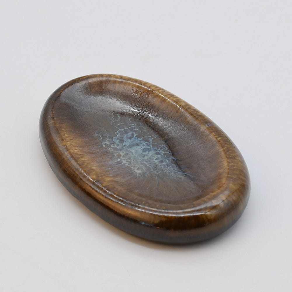 Assiette à entrée en grès marron portugais Petite coupe en grès Onyx - 11cm