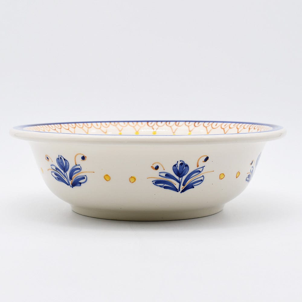 Assiette en céramique traditionnelle de Portugal I Jaune 25cm Saladier en céramique "Tradicional" - 26cm