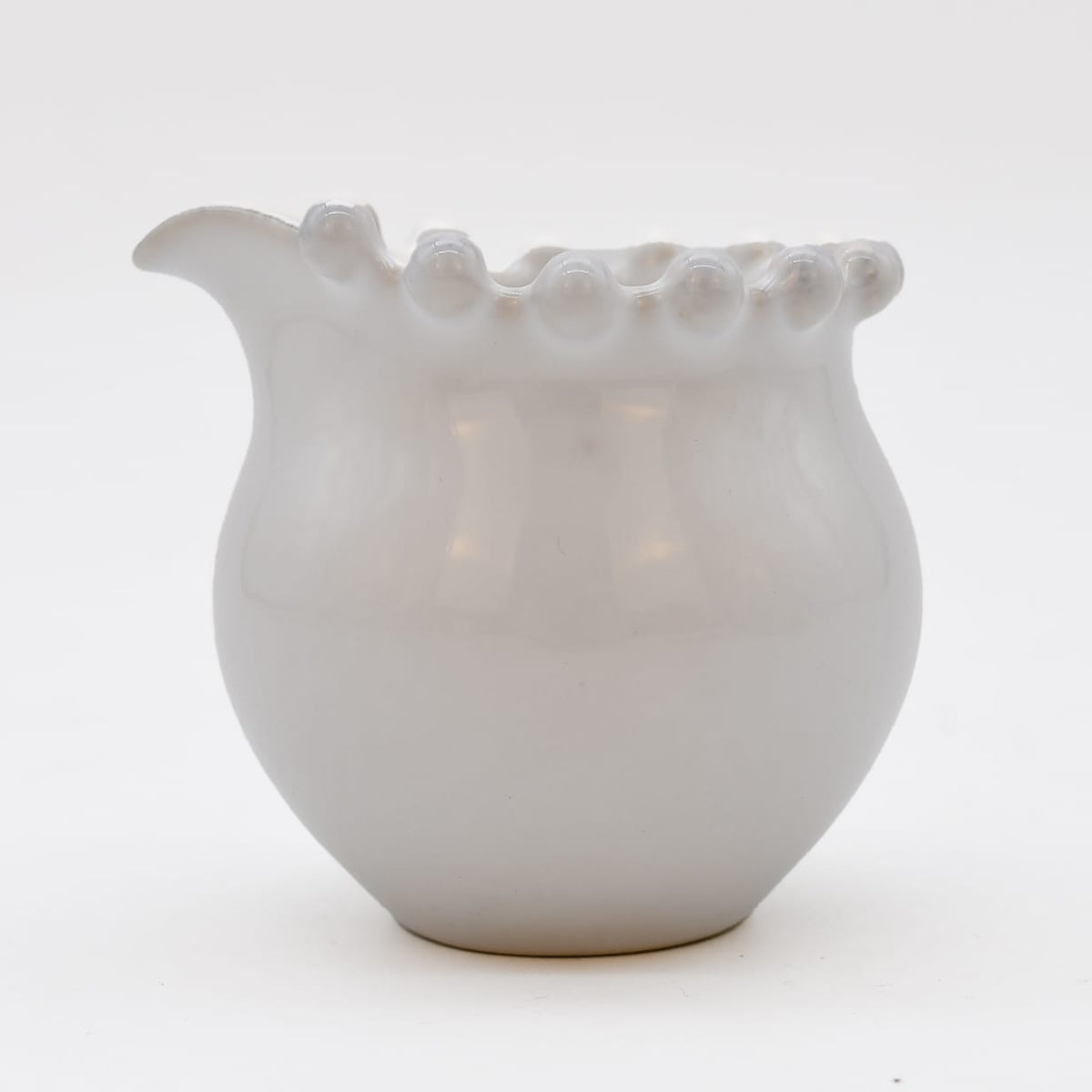 Assiette principale en grès 27cm I Vaisselle portugaise Pots à lait "Pearl"