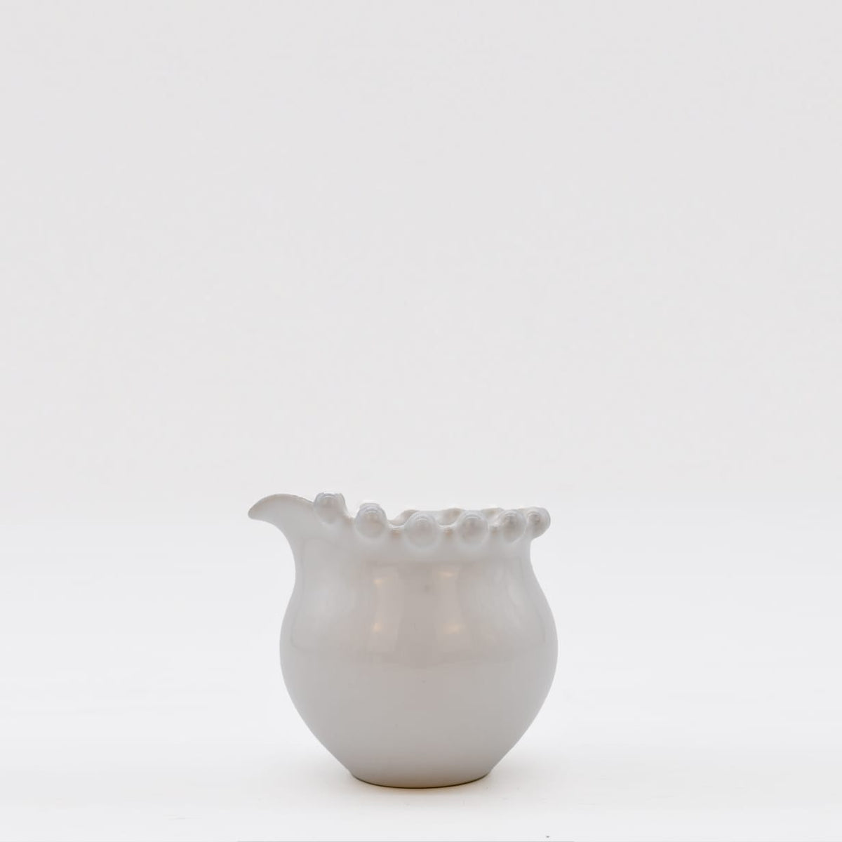 Assiette principale en grès 27cm I Vaisselle portugaise Pots à lait "Pearl"