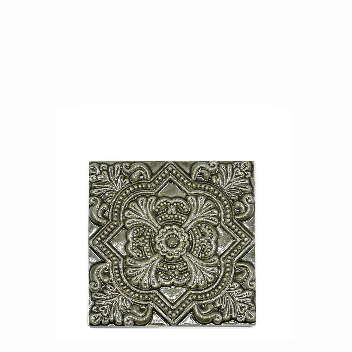 Azulejo du Portugal I Fabrication artisanale Azulejo Padrão à relief - 10x10cm