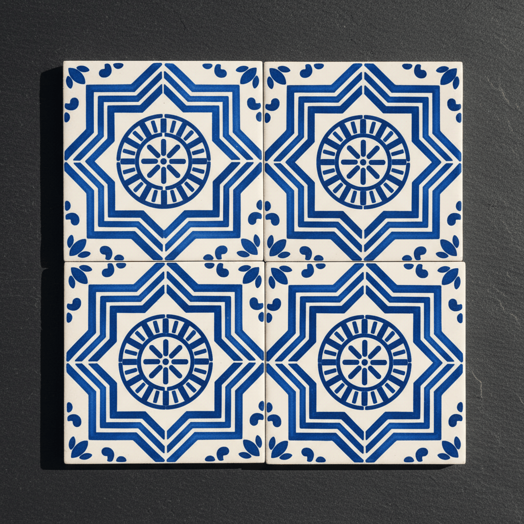 Azulejo Padrao I Azulejo portugais artisanal Azulejo Padrão 11x11cm