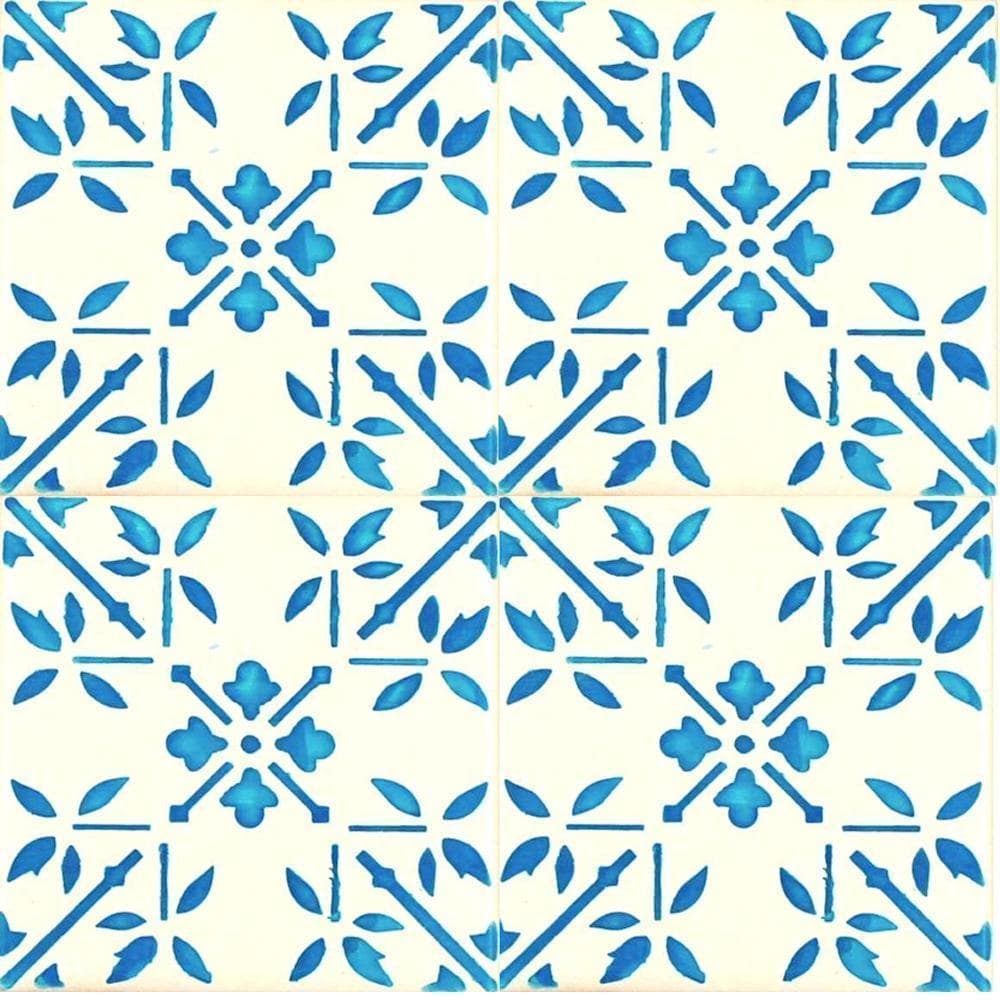 Azulejo Padrao I Azulejo portugais artisanal Azulejo Padrão 11x11cm