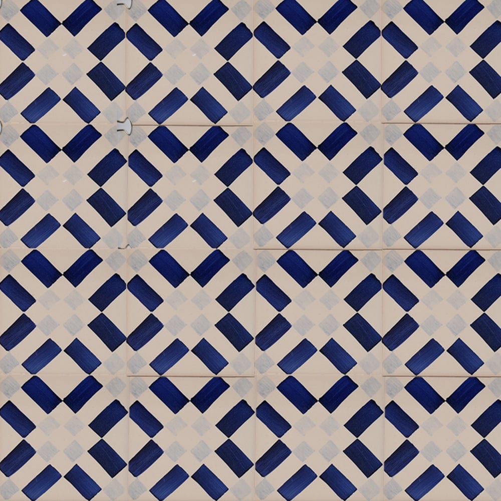 Azulejo portugais I Carreau de faïence du Portugal Azulejo Padrão 11x11cm