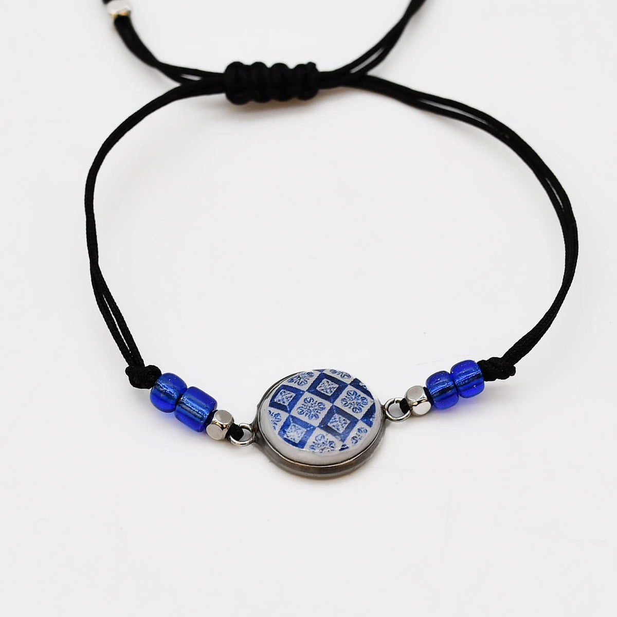 Bracelet azulejo bleu et blanc | Bijou portugais Bracelet "Azulejos"