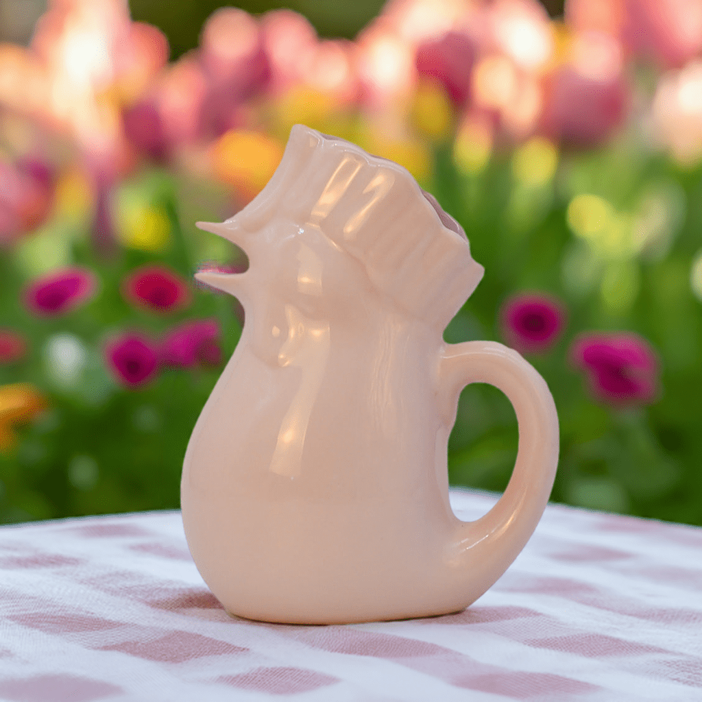 Carafe rose en céramique en forme de coq Carafe en céramique en forme de coq - Rose
