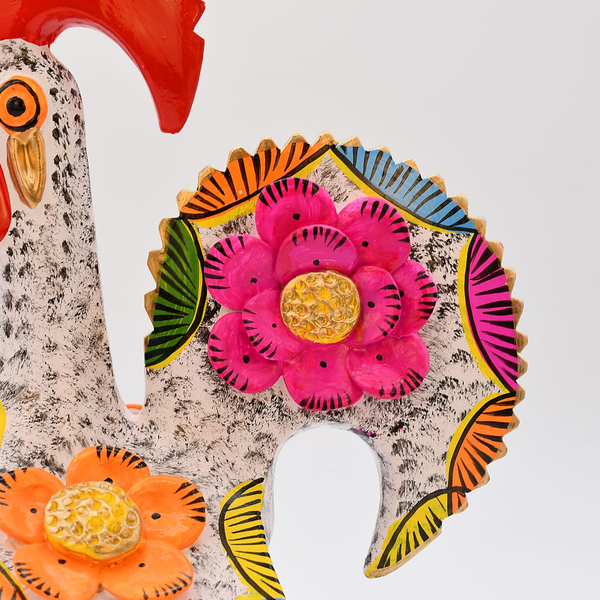 Coq de Barcelos blanc 25cm | Prazeres Côta Portugal Coq de Barcelos 25cm blanc - Prazeres Côta