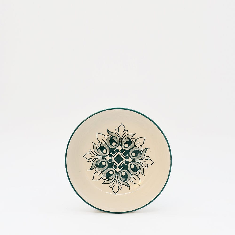 Coupe en céramique aux motifs azulejos verts Coupe en céramique "Brasão" 13cm - Verte