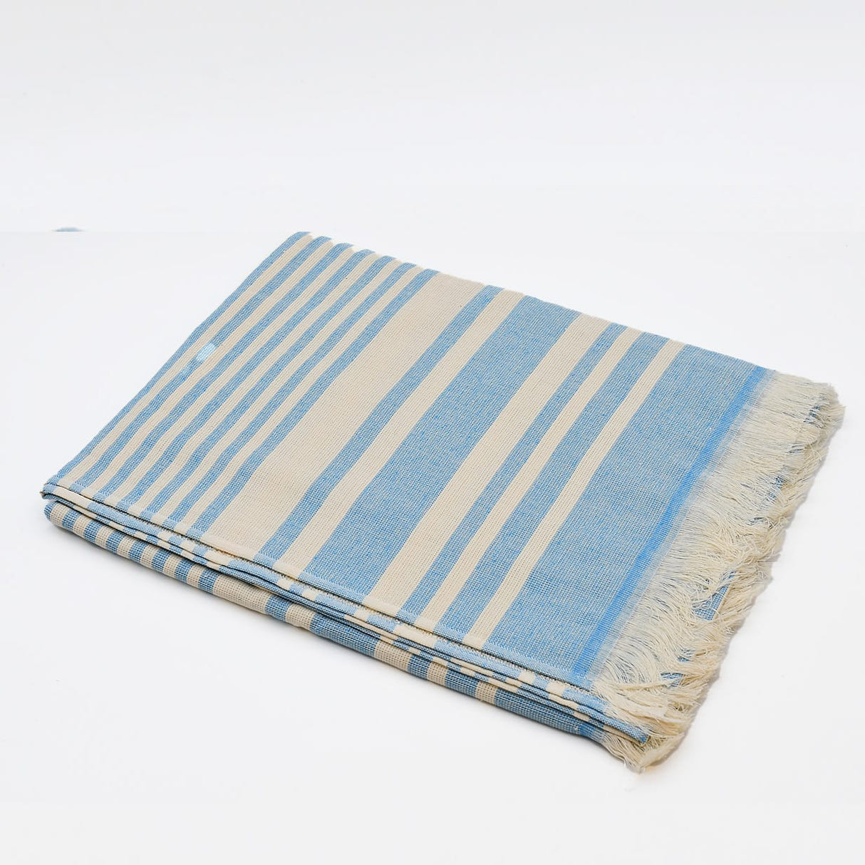 Drap de plage portugais turquoise 100% coton | Léger & séchage rapide Drap de plage portugais en coton - Turquoise