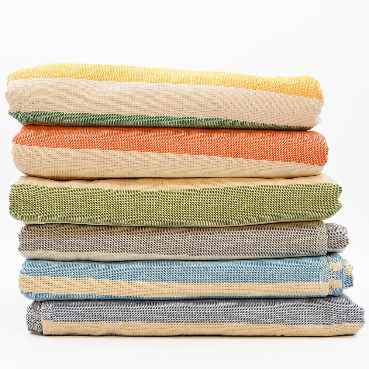 Drap de plage portugais turquoise 100% coton | Léger & séchage rapide Drap de plage portugais en coton - Turquoise