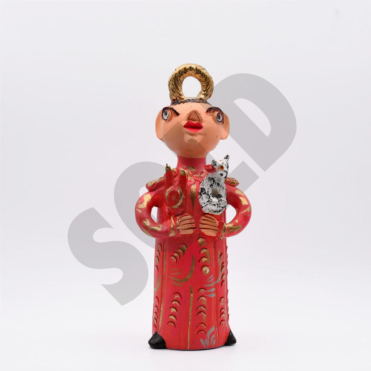 Figurine de Saint Jean en terre cuite par Julia cota São João 35cm - Jùlia Côta