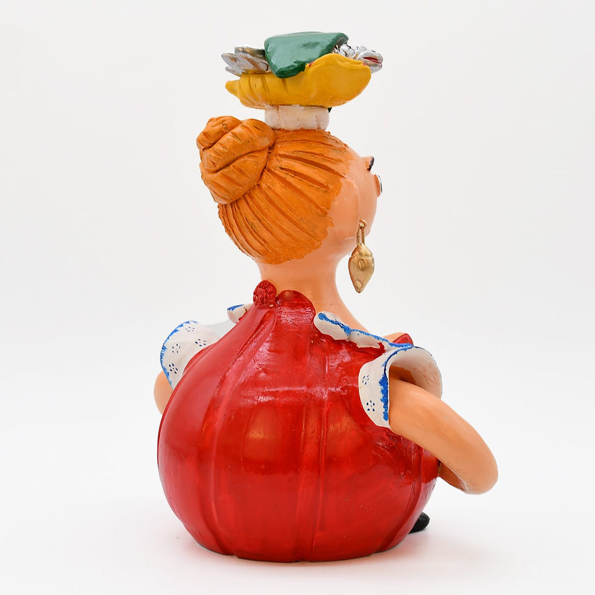 Grande figurine en terre cuite I Ar naïf du Portugal Boneca Barriguda 25 cm - Prazeres Côta