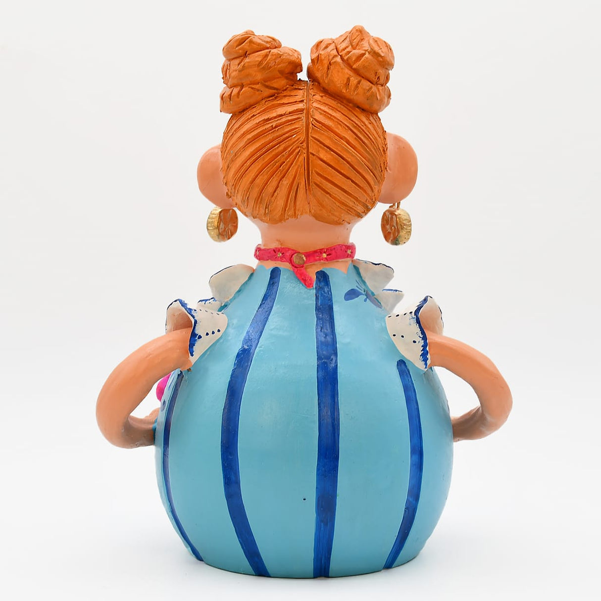 Grande figurine en terre cuite I Ar naïf du Portugal Boneca Barriguda 30 cm - Prazeres Côta