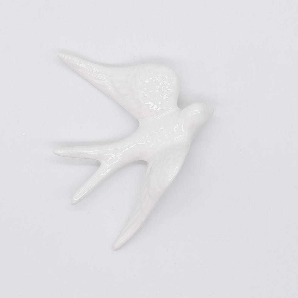 Hirondelle portugaise traditionnelle en céramique en 20 couleurs Hirondelles moyennes en céramique 11cm - 20 couleurs Blanc
