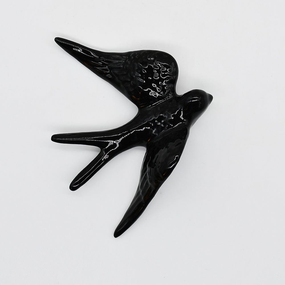 Hirondelle portugaise traditionnelle en céramique en 20 couleurs Hirondelles moyennes en céramique 11cm - 20 couleurs Noir