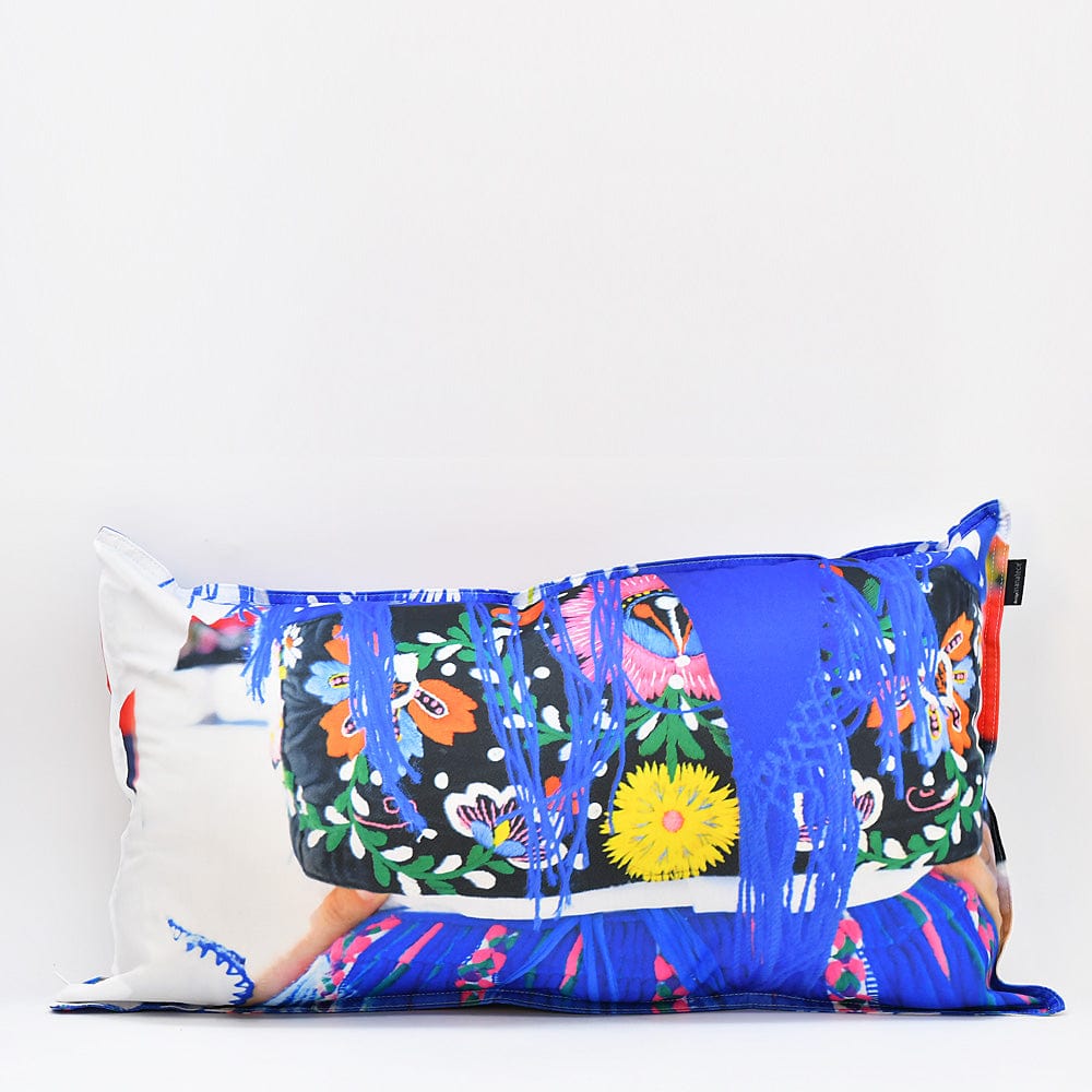 Housse de coussin tissée manuellement au Portugal Housse de coussin