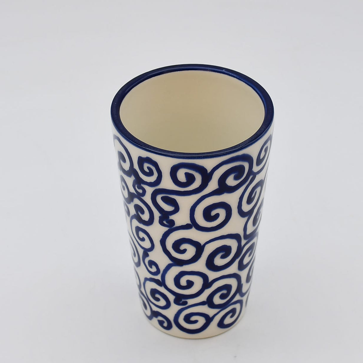 Mug Tourbillon bleu en céramique artisanale Mug “Redemoinho” - Bleu