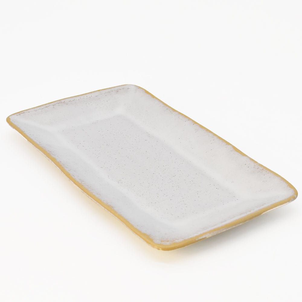 Plat de service en grès de la collection portugaise Amazonia Plat de service en grès "Amazonia" Blanc - 00cm