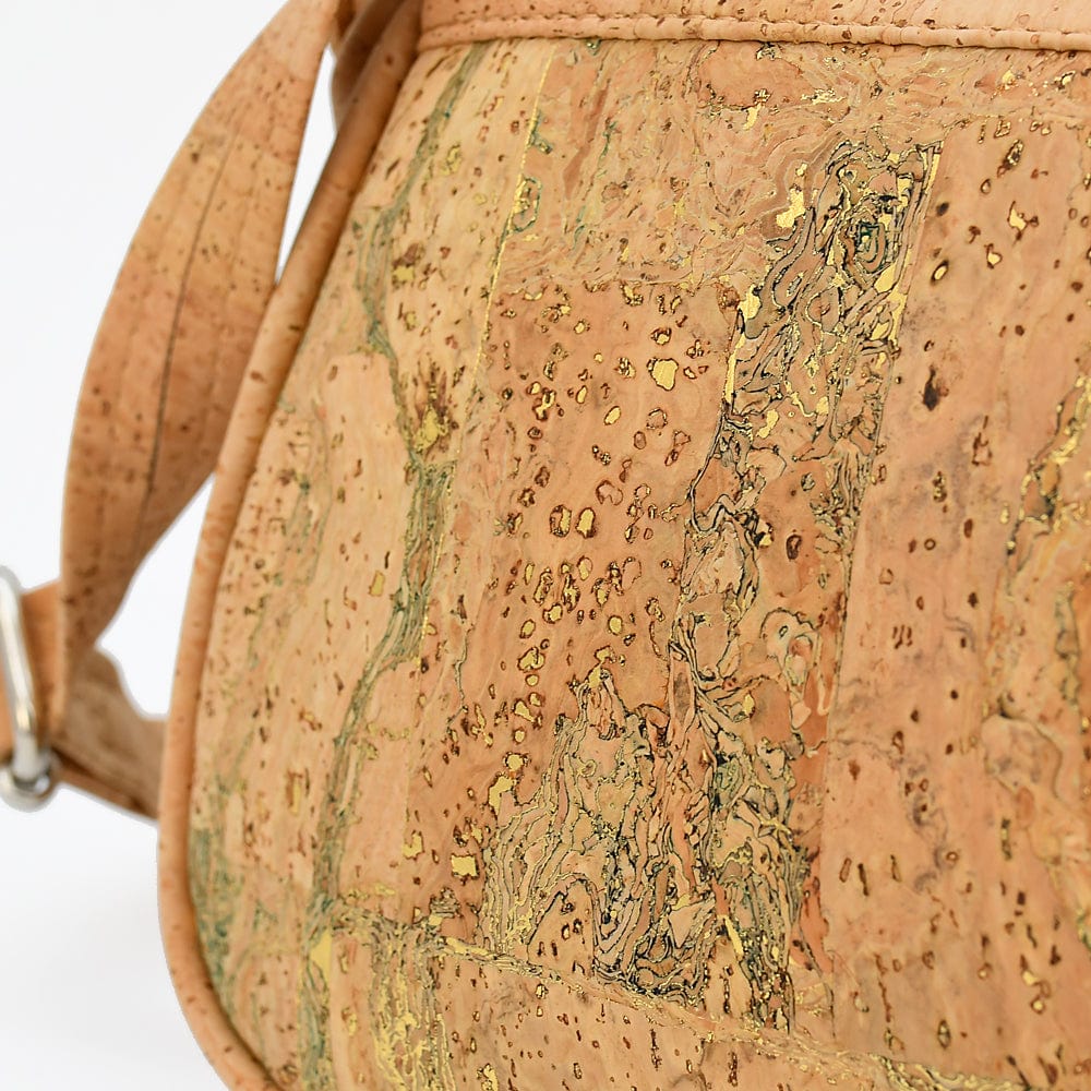 Sac panier en liège Doré et Rouge I Liège du Portugal Sac en liège