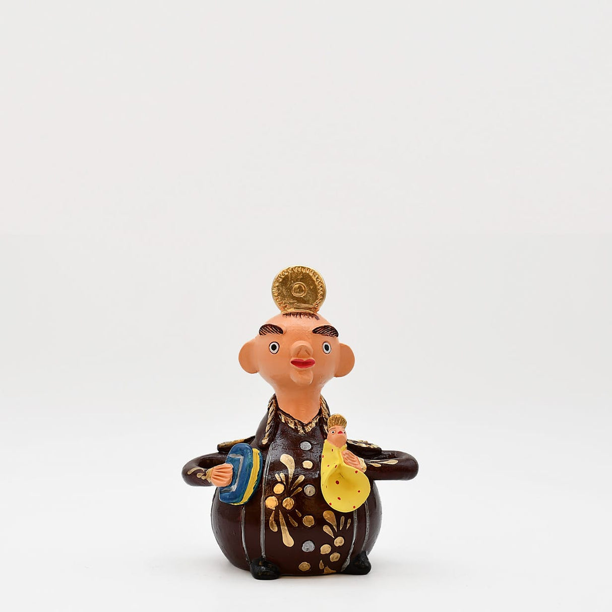 Saint antoine en terre cuite - Original de Prazeres Cota São Antonio 17cm - Prazeres Côta