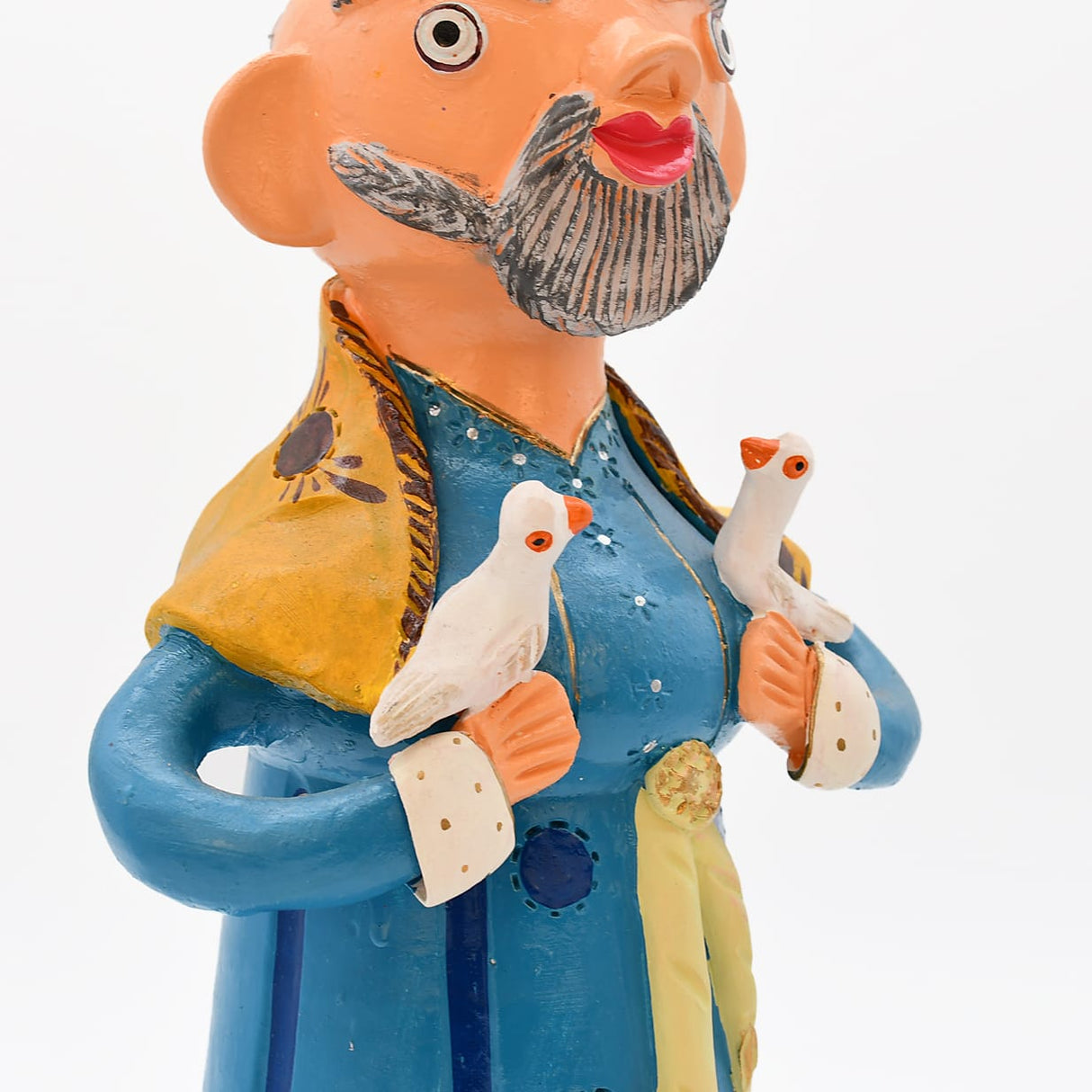 Saint antoine en terre cuite Prazeres Cota São Francisco 40cm - Prazeres Côta