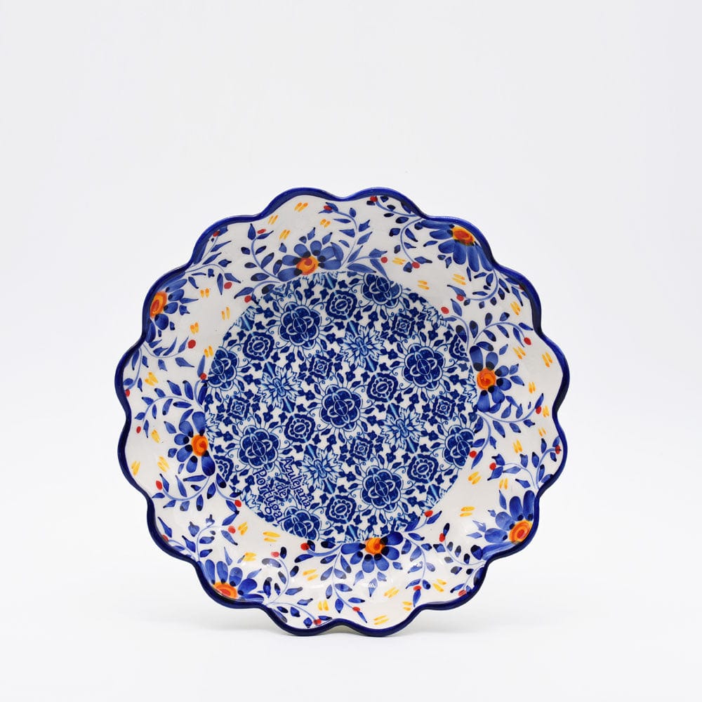 Saladier en céramique traditionnel du Portugal I bleu 24cm Saladier en céramique "Tradicional" Bleu - 24cm