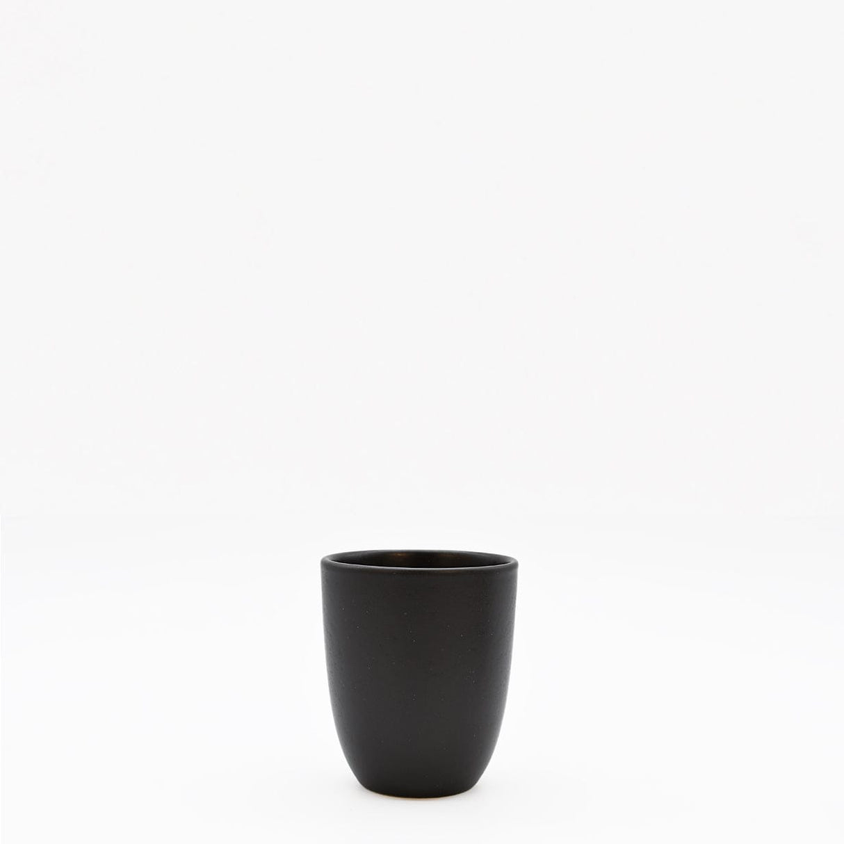 Tasse espresso en grès noire 7cl – Tasse café artisanale portugaise Tasse à espresso - Noir