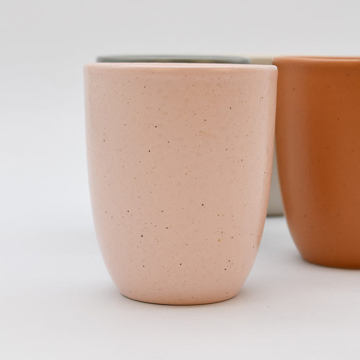 Tasse espresso en grès rose 7cl – Tasse café artisanale portugaise Tasse à espresso - Rose