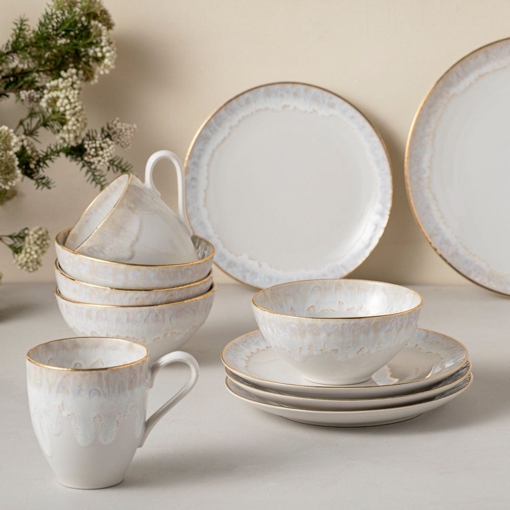Tasse, mug en grès doré I Vaisselle du Portugal Bol en grès "Taormina" - Doré