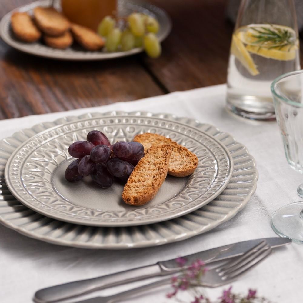 Cristal I Fine Stoneware dessert plate
