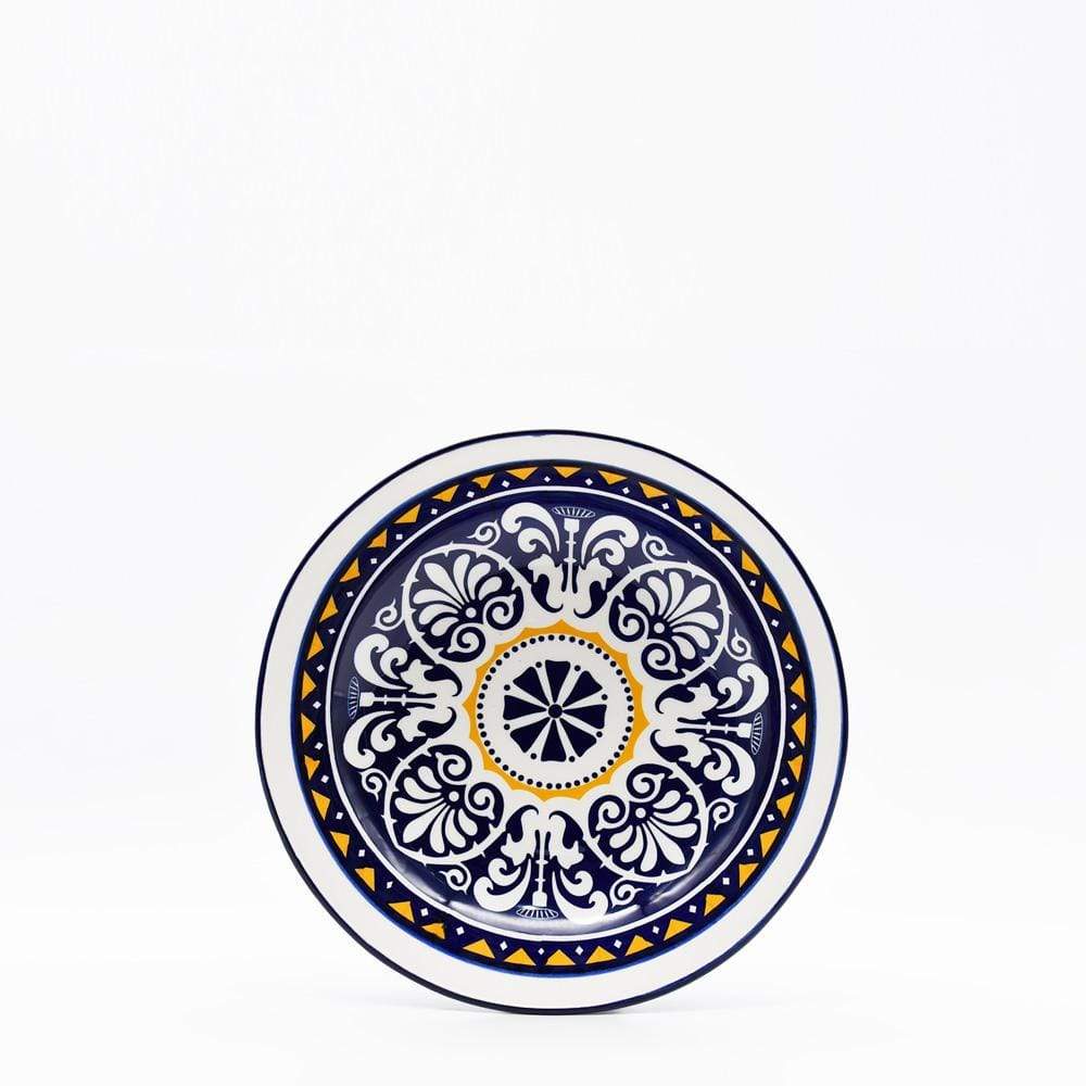 Assiette en céramique traditionnelle du Portugal 20cm Assiette en céramique "Tradicional" - 20 cm