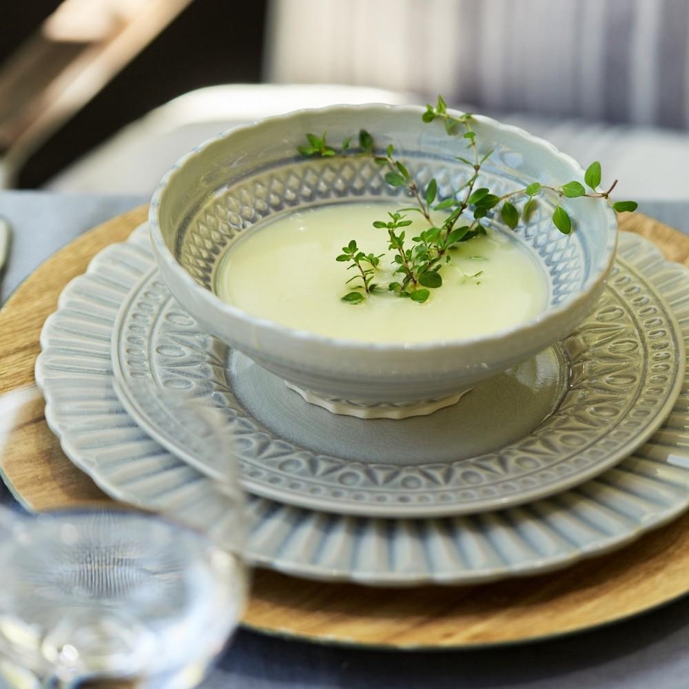 Cristal I Fine Stoneware dinner plate