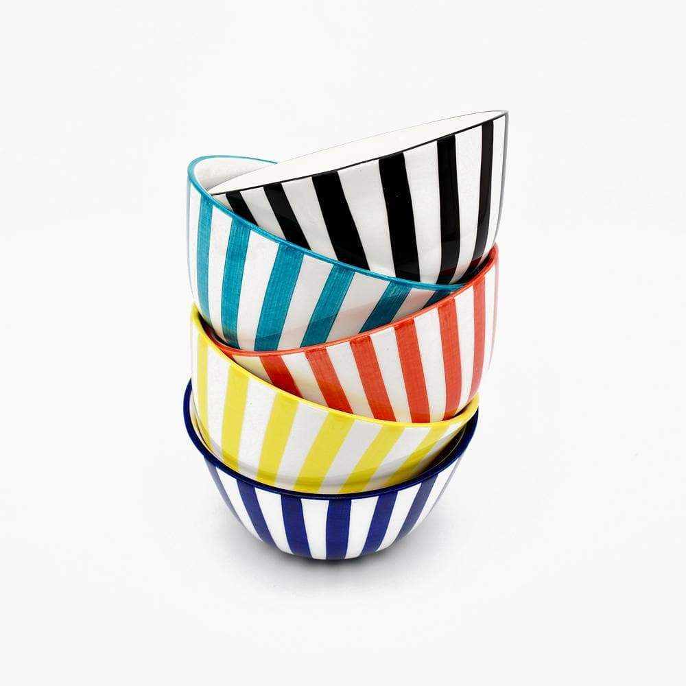 Bol en céramique portugaise I Vente en ligne Bol "Costa Nova Mar" - 13 cm