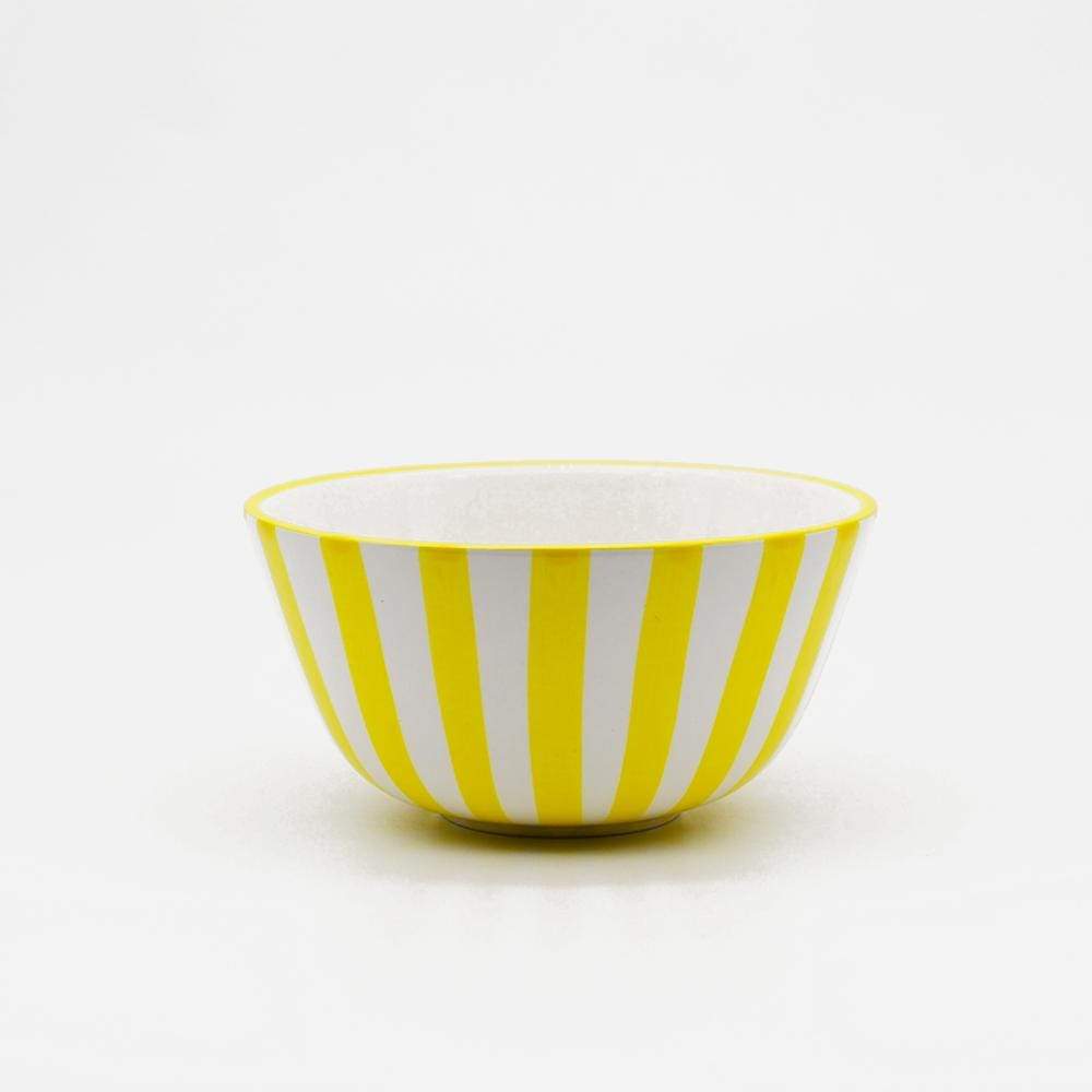 Bol en céramique portugaise I Vente en ligne Bol "Costa Nova Mar" - 13 cm Jaune
