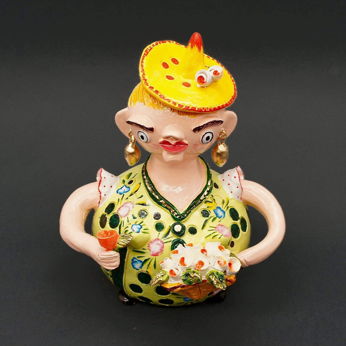 Boneca Barriguda I Statuette by Prazeres Côta - 20 cm