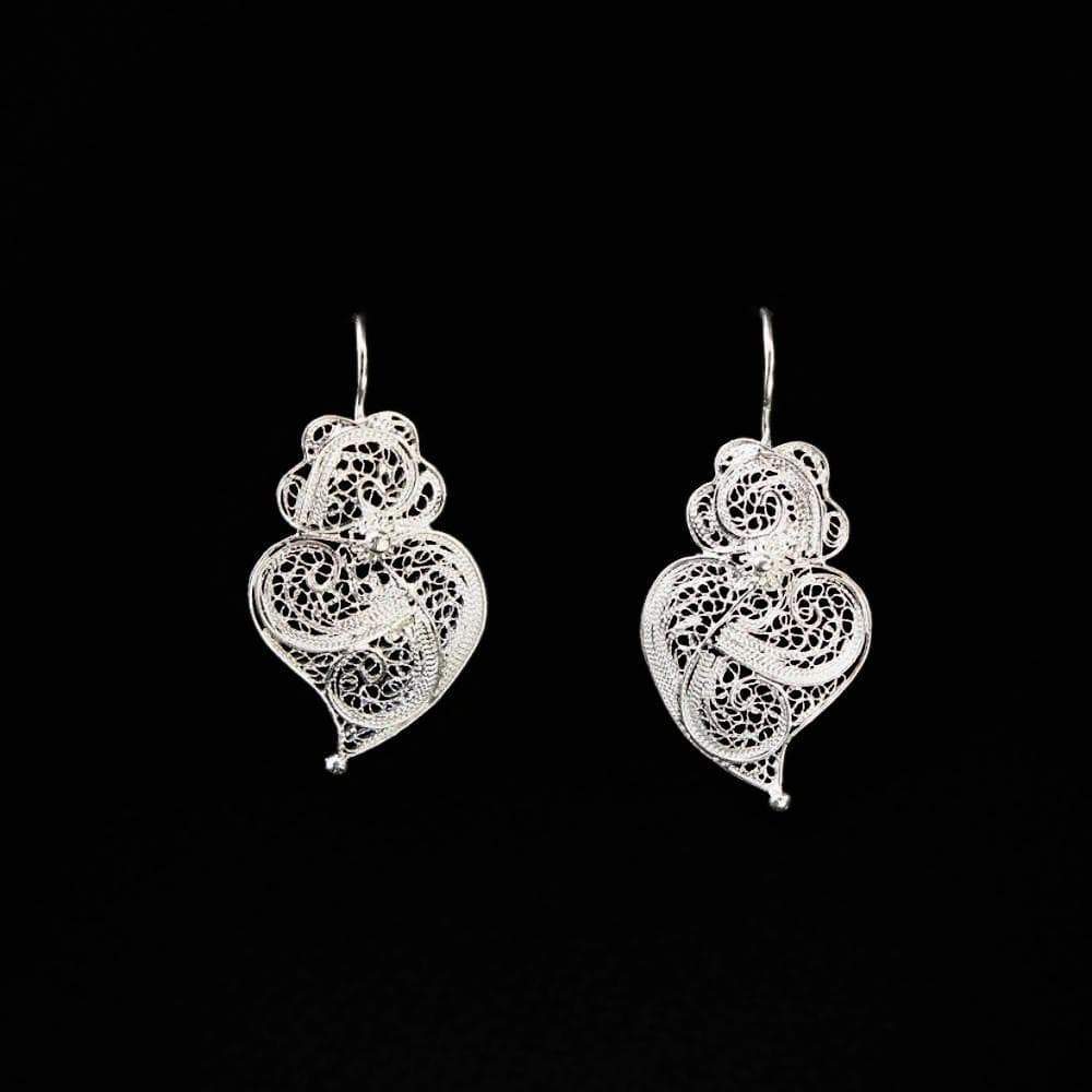 Coração de Viana I Filigree earrings - 3 cm