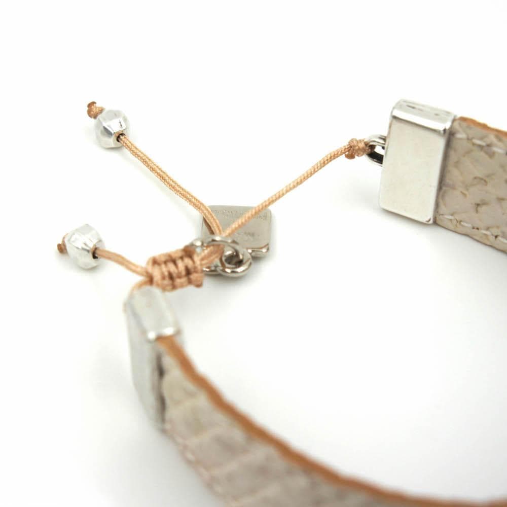 White cork bracelet