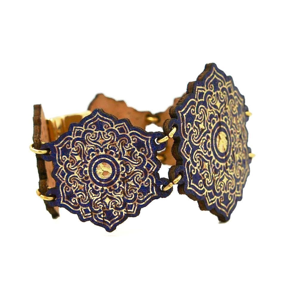 Azulejos I Blue cork bracelet