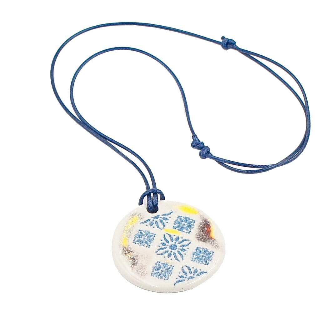 Ceramic necklace "Redondo"