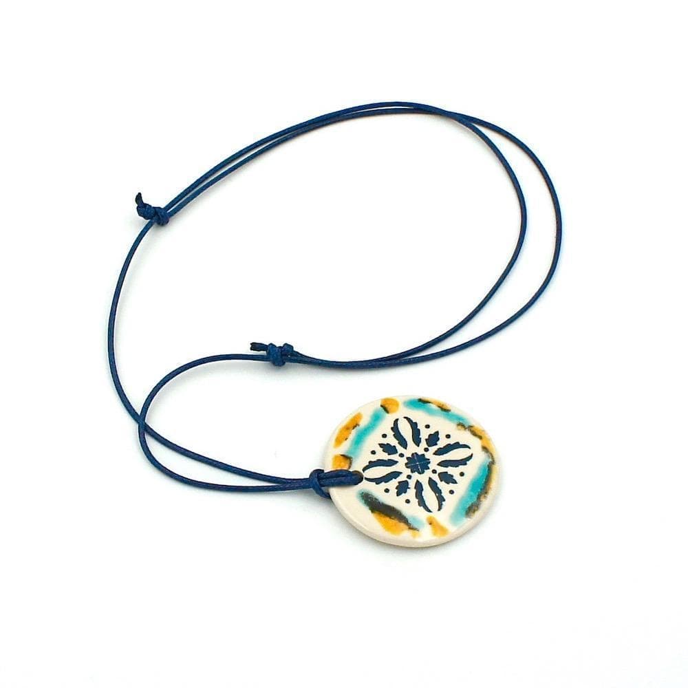 Ceramic necklace "Redondo"