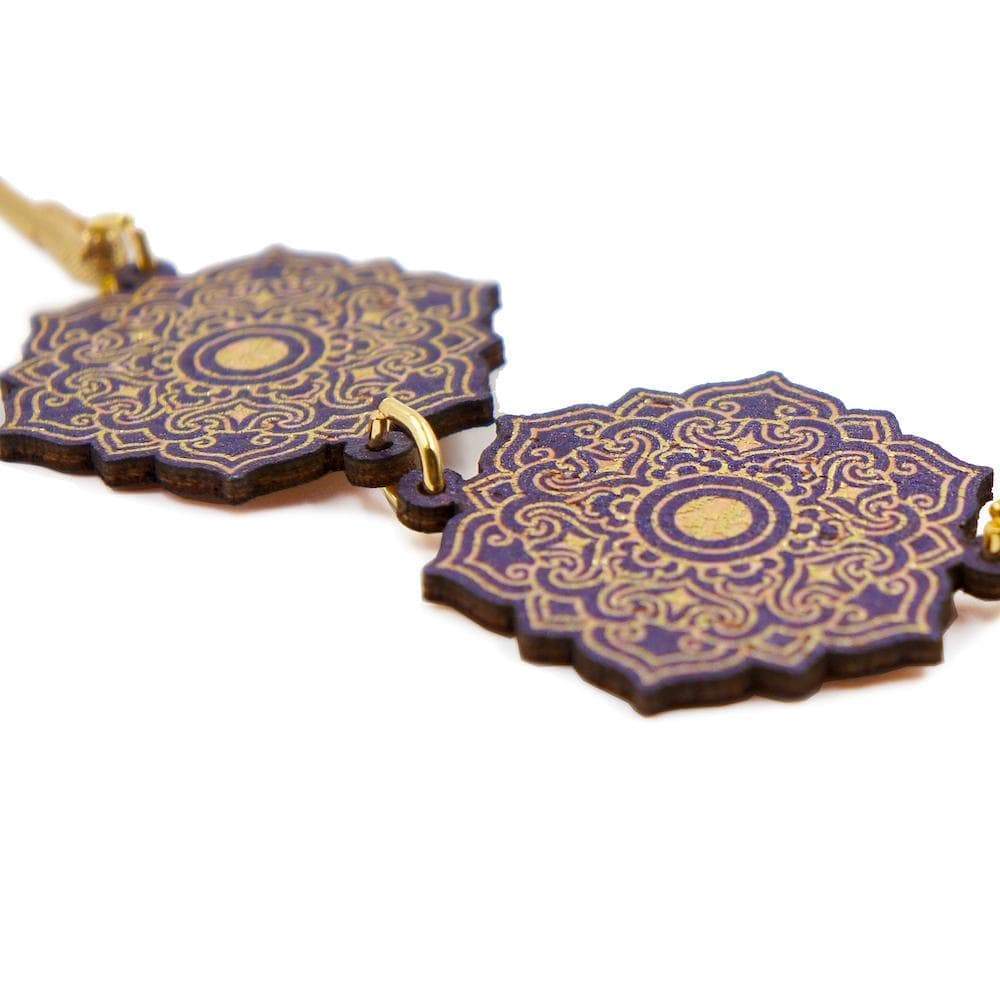 "Azulejos" Blue Cork Necklace