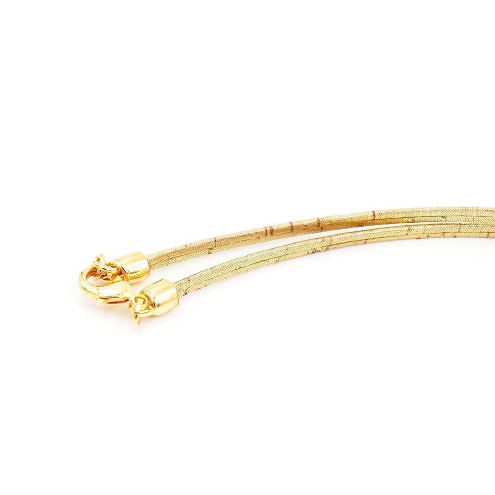 Cork necklace "Lua"