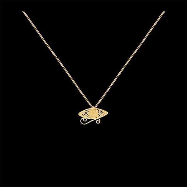 Gold plated sterling silver necklace "Ohlo"