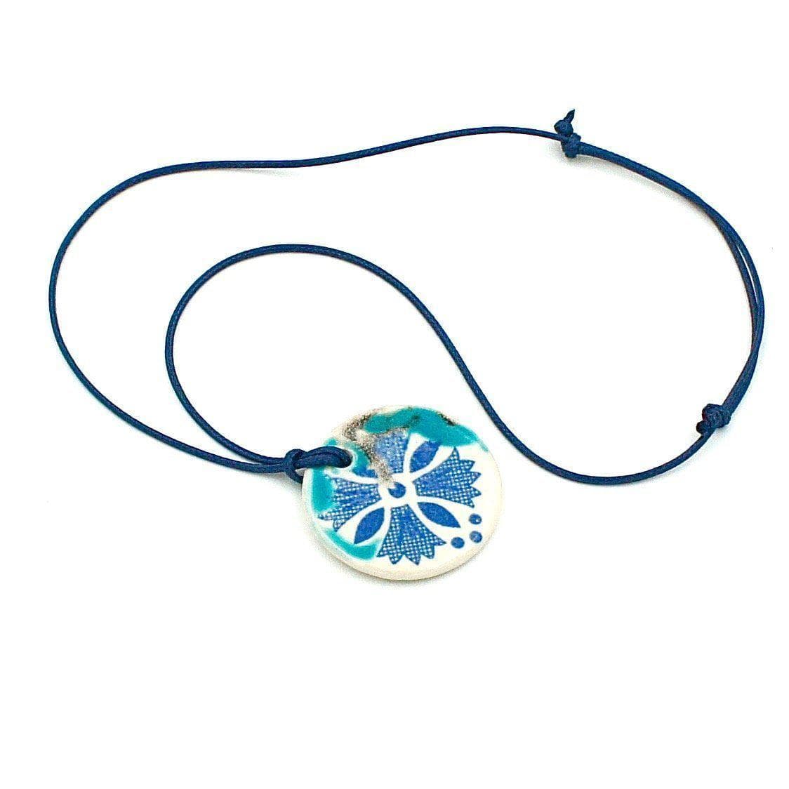 Ceramic necklace "Redondo"