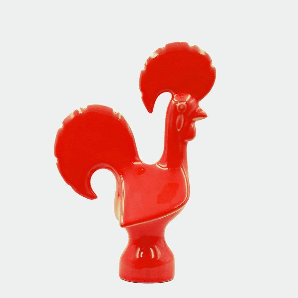 Ceramic Portuguese rooster - Red