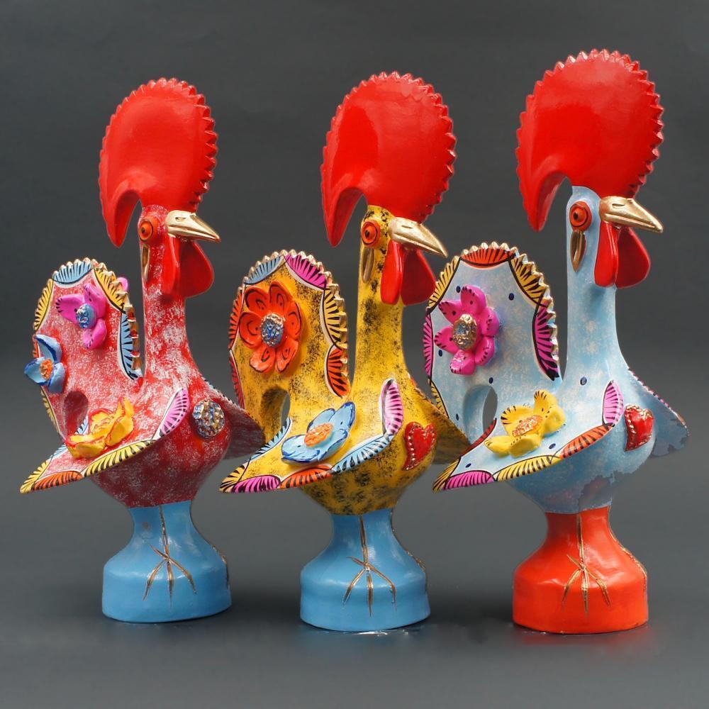 Barcelos Rooster by Prazeres Côta - 25cm - Yellow