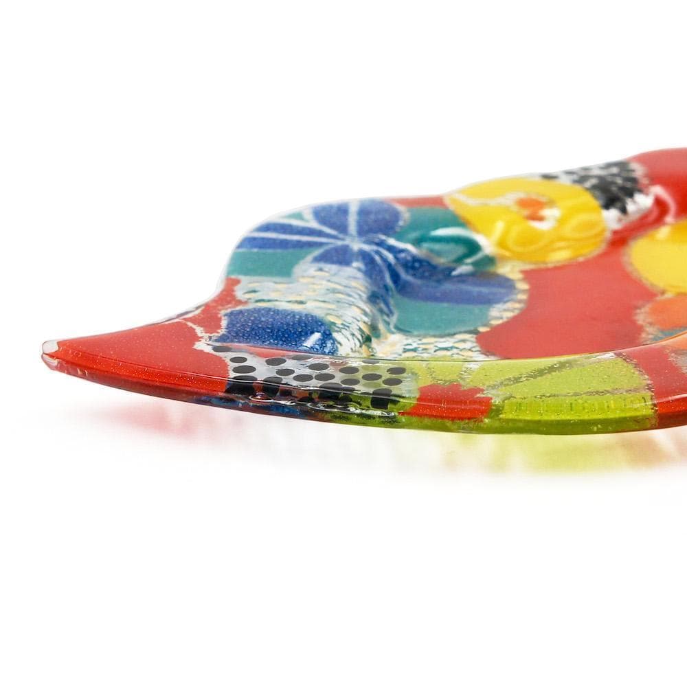 Fused Glass Serving Dish from Marinha Grande - 9''