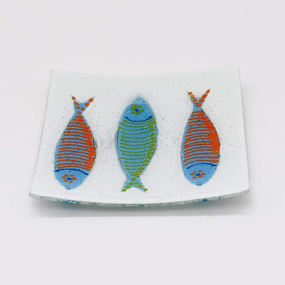 Eletrico 28 I Fused glass flat bowl