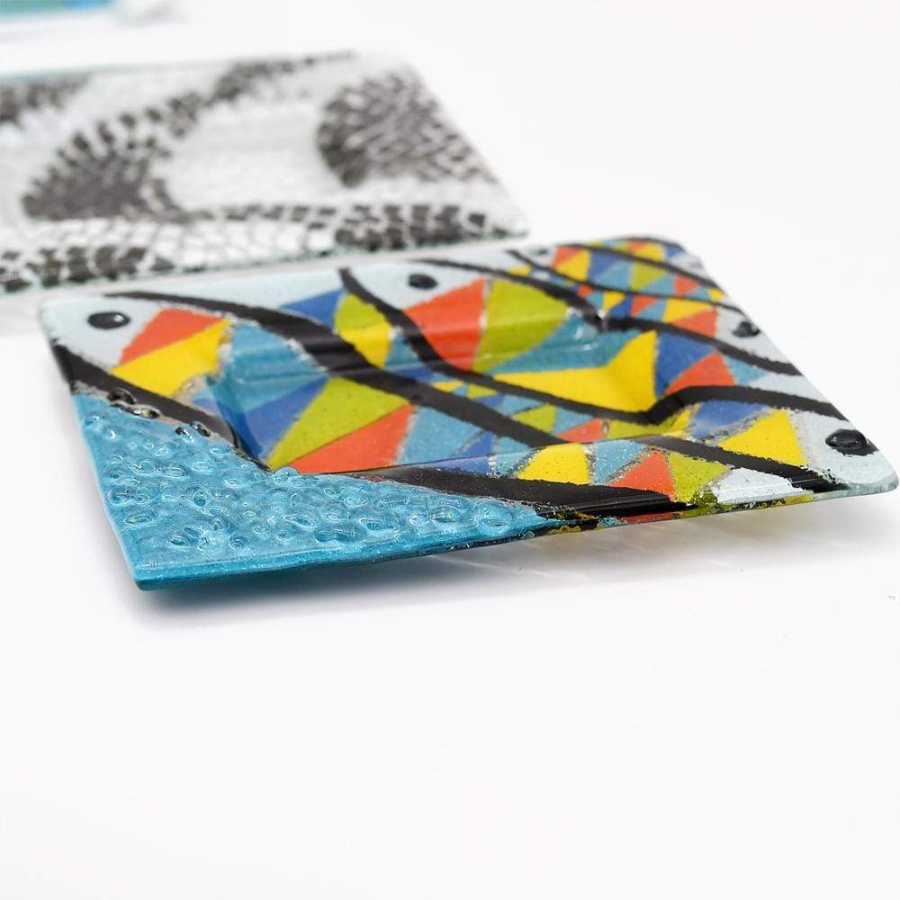Sardinhas I Fused glass cup