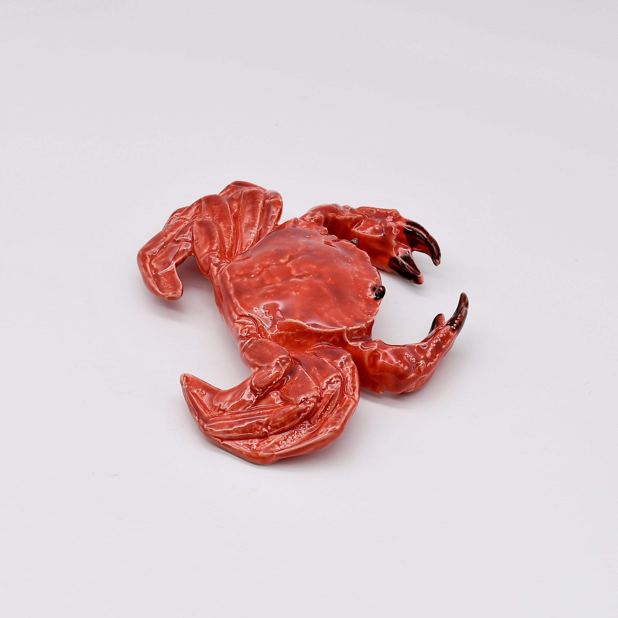 Crabe en céramique - Rouge